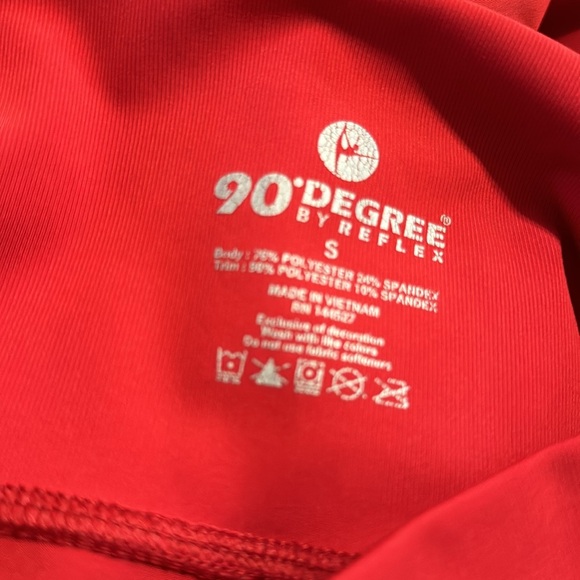 COPY - Matching Workout Set Bright Red - Picture 4 of 4